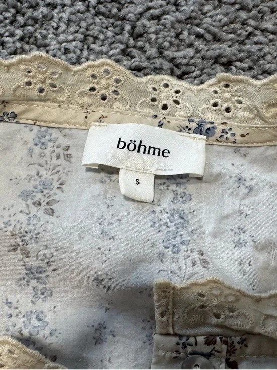 NWOT Bohme Randall Floral Blouse - Picture 3 of 4